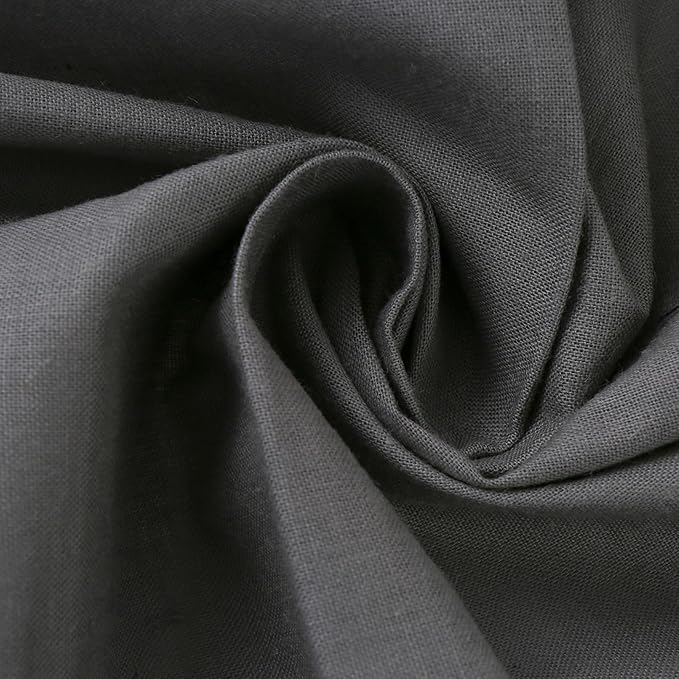 HOULIFE 100% Cotton Unisex Handkerchiefs, Solid Stripe Handkerchiefs for Men & Women Soft Cotton Hankies 15.7x15.7 ”