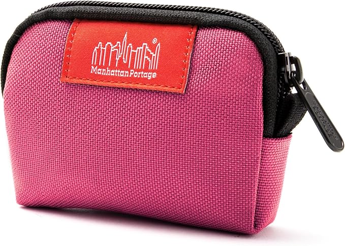 Manhattan Portage Coin Purse With Zipper Closure Pouch Eclectic Colors Credit Card ID Card Jewelry Keys Water Resistant Gift 1000D CORDURA® Everyday Carry