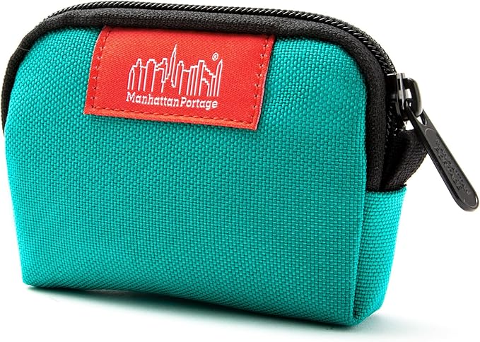 Manhattan Portage Coin Purse With Zipper Closure Pouch Eclectic Colors Credit Card ID Card Jewelry Keys Water Resistant Gift 1000D CORDURA® Everyday Carry
