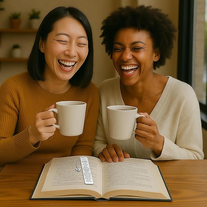 Friend Metal Bookmark for Women – Long Distance Friendship Gifts for Book Lovers, Unique Best Friend Gift for Female Friends, Sentimental Bookmark for Reading Women, Thoughtful Gifts for Friends