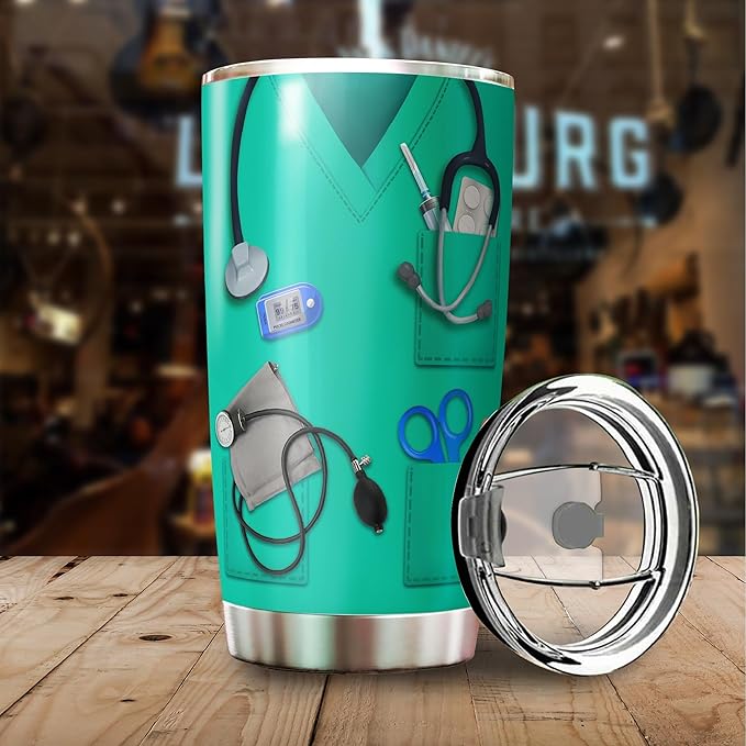 Nurse Tumbler - Gifts for Nurse on Christmas - Nurse Week Gifts - Gifts For Nurse Women - Nurse Cup - Nurse Graduation Gift Idea - Nursing Gifts For Nurses - Gifts for Nursing Students - Tumbler 20 Oz