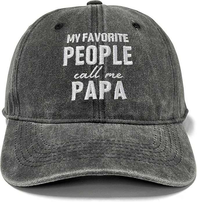 Adjustable Embroidery Baseball Hat for Men Women