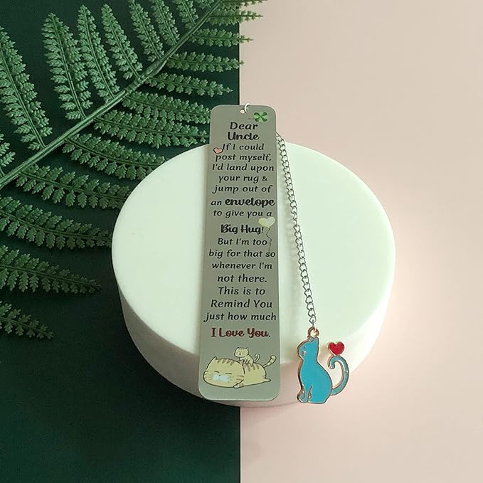 Uncle Bookmarks Bookmark Birthday Present I Love You Happy Retirement Appreciate Funny Love Quotes Engraved Thanksgiving Keepsakes Best Uncle Ever