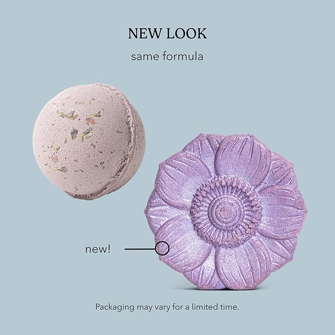 Pacha Soap Co. Froth Bath Bombs - Jasmine Gardenia, Sweet Honey Almond, and French Lavender Scents, Handmade, Nourishing & Moisturizing Bath Bombs with Essential Oils, Made in The USA - 3 Pack