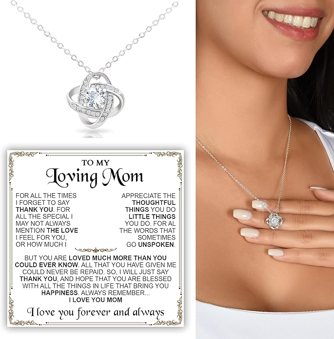 To My Mom Necklace, To My Badass Mom Necklace, To My Loving Mom Necklace From Son, Mother Daughter Necklace Gifts for Mom, Mothers Day Necklace Gift For Mom, Best Necklace Gifts For Mom