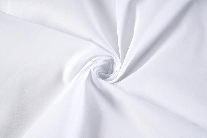 RDS HANKYTEX Men's Handkerchiefs,100% Soft Cotton,White Hankie,Pack of 6 Pieces