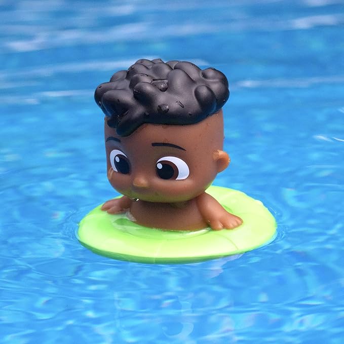 CoComelon Floating Water Toy Set 3-Pack - JJ, Cody, YoYo Figures - Officially Licensed - for Bath Tub, Pool, Swimming - Holiday Christmas Stocking Stuffer Gift for Toddlers, Preschoolers & Kids 18mo+