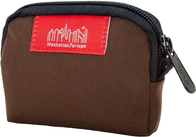Manhattan Portage Coin Purse With Zipper Closure Pouch Eclectic Colors Credit Card ID Card Jewelry Keys Water Resistant Gift 1000D CORDURA® Everyday Carry
