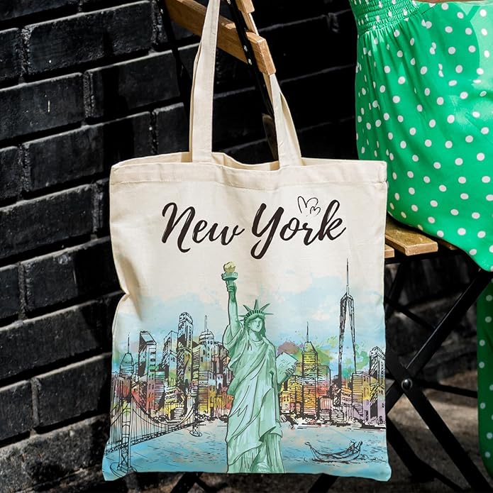 Canvas Tote Bag Gift - Funny Reusable Cloth Bags Vintage Totes Gifts for Women Shopping Grocery Lover Books Reader