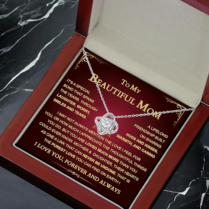 To My Mom Necklace, To My Badass Mom Necklace, To My Loving Mom Necklace From Son, Mother Daughter Necklace Gifts for Mom, Mothers Day Necklace Gift For Mom, Best Necklace Gifts For Mom