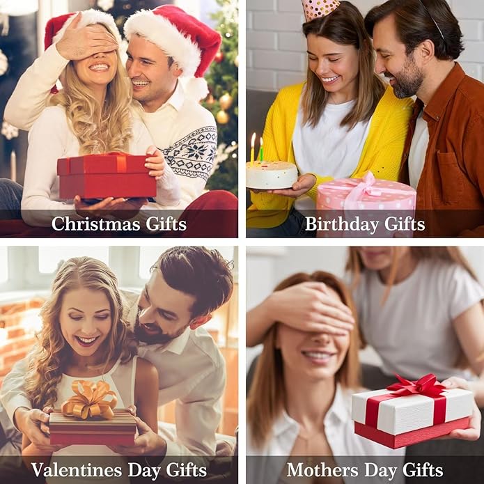 Iefil Valentines Day Gifts for Her - Sterling Silver Birthstone Necklace Anniversary Birthday Gifts for Her Wife Mom Daughter
