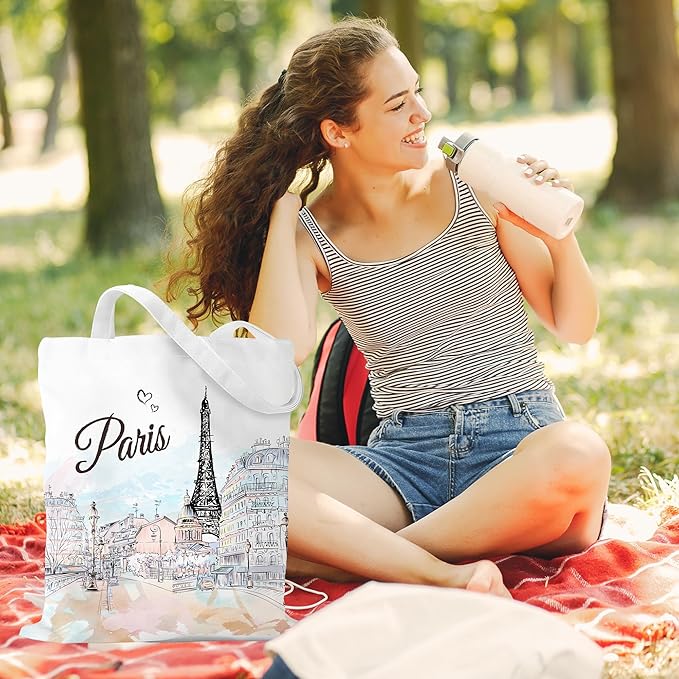 Europe Travel Souvenirs Gifts Tote Bags Reusable Grocery Bags London Paris Switzerland Gifts for Women
