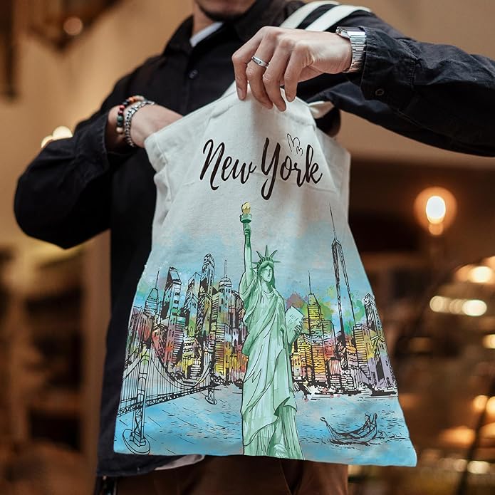 Canvas Tote Bag Gift - Funny Reusable Cloth Bags Vintage Totes Gifts for Women Shopping Grocery Lover Books Reader