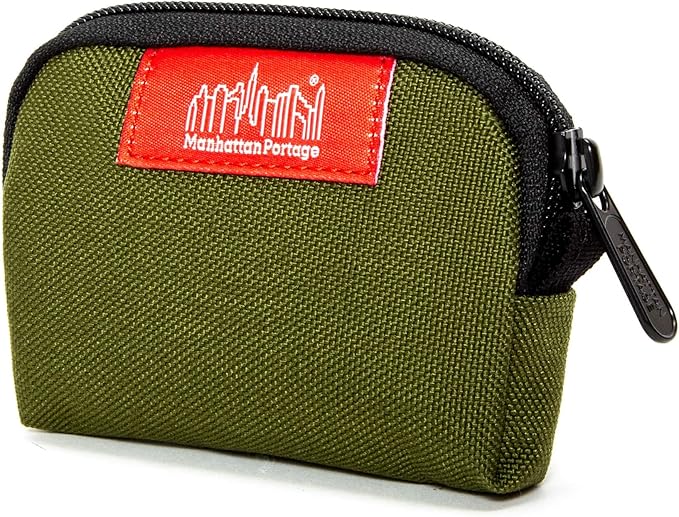 Manhattan Portage Coin Purse With Zipper Closure Pouch Eclectic Colors Credit Card ID Card Jewelry Keys Water Resistant Gift 1000D CORDURA® Everyday Carry