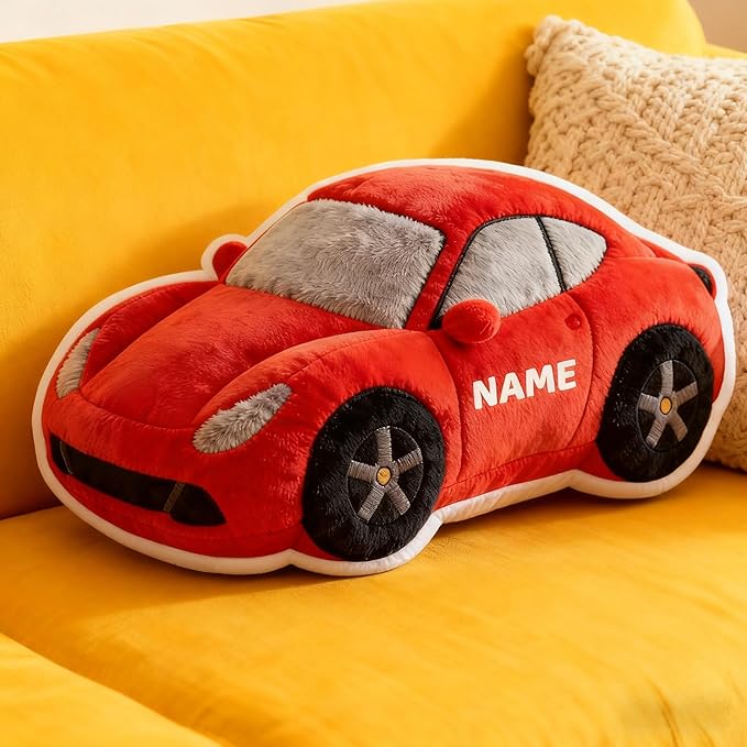 WERWAES Custom Pillow – Personalized Funny Gift for Men & Women, Car Music Pet Theme, Perfect for Birthday Party or Christmas Decorations, Bedroom or Sofa Cushion