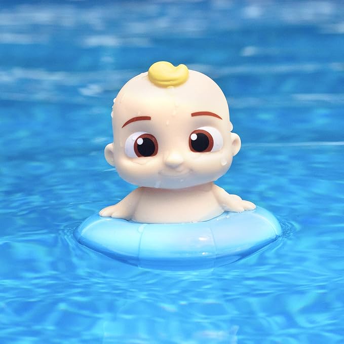 CoComelon Floating Water Toy Set 3-Pack - JJ, Cody, YoYo Figures - Officially Licensed - for Bath Tub, Pool, Swimming - Holiday Christmas Stocking Stuffer Gift for Toddlers, Preschoolers & Kids 18mo+