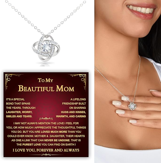 To My Mom Necklace, To My Badass Mom Necklace, To My Loving Mom Necklace From Son, Mother Daughter Necklace Gifts for Mom, Mothers Day Necklace Gift For Mom, Best Necklace Gifts For Mom