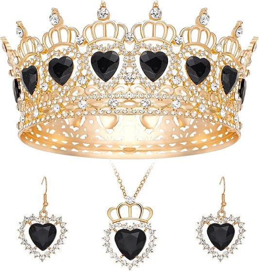 Queen Crown Rhinestone Wedding Crowns and Tiaras for Women Costume Party Hair Accessories Princess Birthday Crown Crystal Bridal Crowns