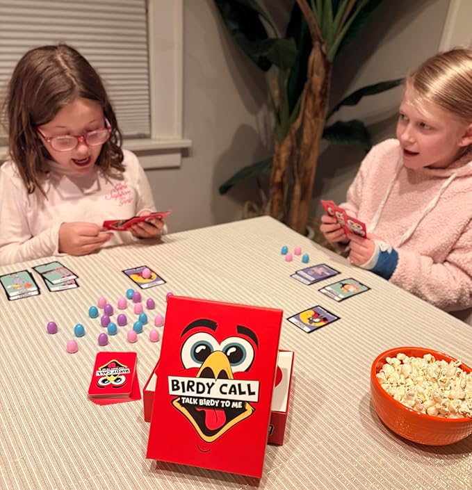 BIRDY CALL Family Party Game - The Hilarious, Loud & Loony Bird Matching Egg Collecting Card Game for Kids, Families & Friends - Christmas White Elephant Gifts, Stocking Stuffers + Board Games Night