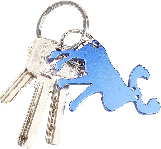 SWATOM Moose Keychain Bottle Opener Beer Opener Tool Key Tag Chain Ring Accessories