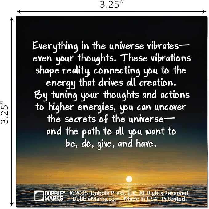Bookmarks – Set of 2 | Secrets of The Universe | Motivational Line-Marking Bookmark for Readers | Encouraging Gift for Book Lovers, Teachers, Men, Women & Teens | Patented, Made in USA