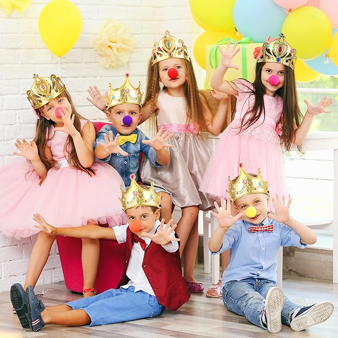 Sotiff 150 Pieces Foam Crowns Set for Kids Princess Tiaras Crowns Making Kits 90 Pcs Foam Princess Crowns and 60 Sheets Crystal Diamond Sticker for Kids' Party Supplies Decoration