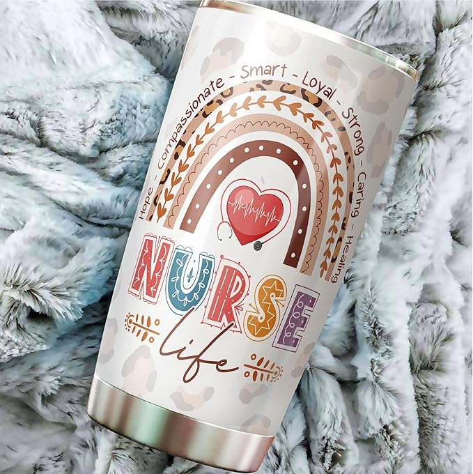 Gifts For Nurses - Nurse Tumbler - Nursing Gift - Nurse Life Tumblers - Nurses Week Gifts - Nursing Graduation Gift Ideas