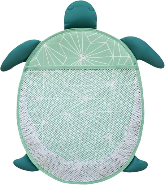 Oceana Bath Toy Organizer with Suction Cups by Copper Pearl: Extra-Large Mesh Bath Toy Holder for Bathtub, Quick-Dry Bath Toy Storage Net, Convenient Bath Toy Net for Tub - Wade