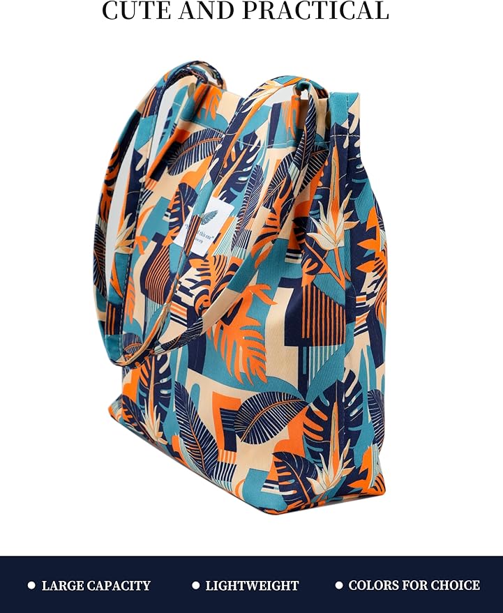 Corduroy Tote Bag Cute Tote Bags for Women Shoulder Bag with Inner Pocket for Work Beach Travel and Shopping Grocery