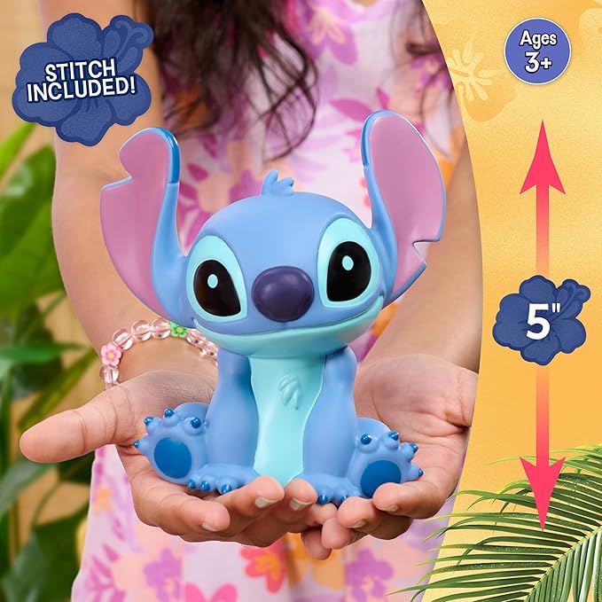 Disney Lilo & Stitch 14-inch Poseable Lilo Doll with 5-inch Stitch Figure, Collectible Toys, Toy for Fans, Girls, Kids, Ages 3 and Up by Just Play
