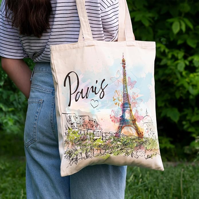 Canvas Tote Bag Gift - Funny Reusable Cloth Bags Vintage Totes Gifts for Women Shopping Grocery Lover Books Reader