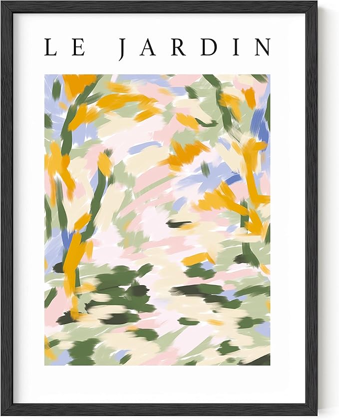 HAUS AND HUES Impressionist Art Posters, Danish Pastel Wall Decor, Artsy Aesthetic Prints, Art Exhibition Poster (Unframed, 12x16)