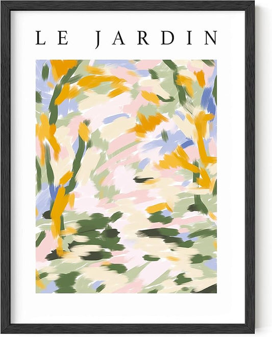 HAUS AND HUES Impressionist Art Posters, Danish Pastel Wall Decor, Artsy Aesthetic Prints, Art Exhibition Poster (Unframed, 12x16)