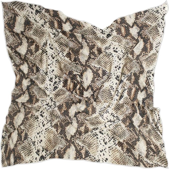 Women's Fashion Silk Scarf Square Satin Headscarf Neck Scarf Head Hair Wraps