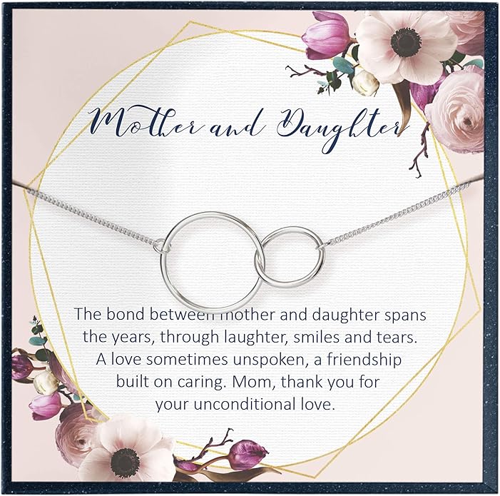 Mother of The Groom & Bride Gift for Future Mother in Law & Bonus Sister Necklace