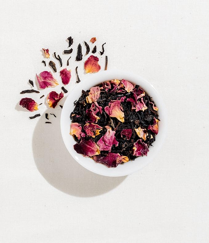 Art of Tea | Rose Black | 50 Eco Friendly Pyramid Tea Bag Sachets
