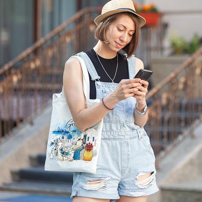 Europe Travel Souvenirs Gifts Tote Bags Reusable Grocery Bags London Paris Switzerland Gifts for Women