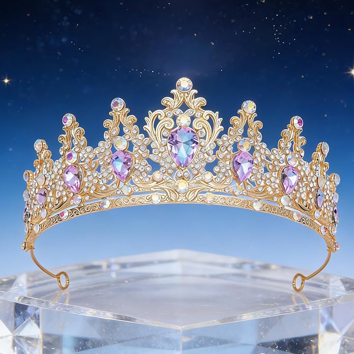 Tiaras Crown for Women, Queen Crown, Bridal for Tiaras Headband Wedding, Birthday Party Prom Princess Crystal Crowns Hair Accessories
