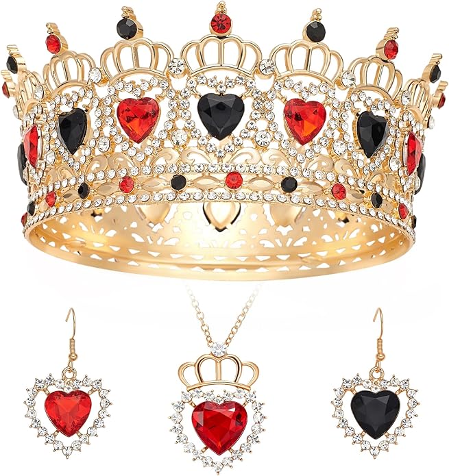 Queen Crown Rhinestone Wedding Crowns and Tiaras for Women Costume Party Hair Accessories Princess Birthday Crown Crystal Bridal Crowns
