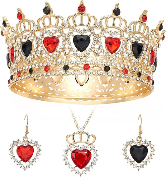 Queen Crown Rhinestone Wedding Crowns and Tiaras for Women Costume Party Hair Accessories Princess Birthday Crown Crystal Bridal Crowns