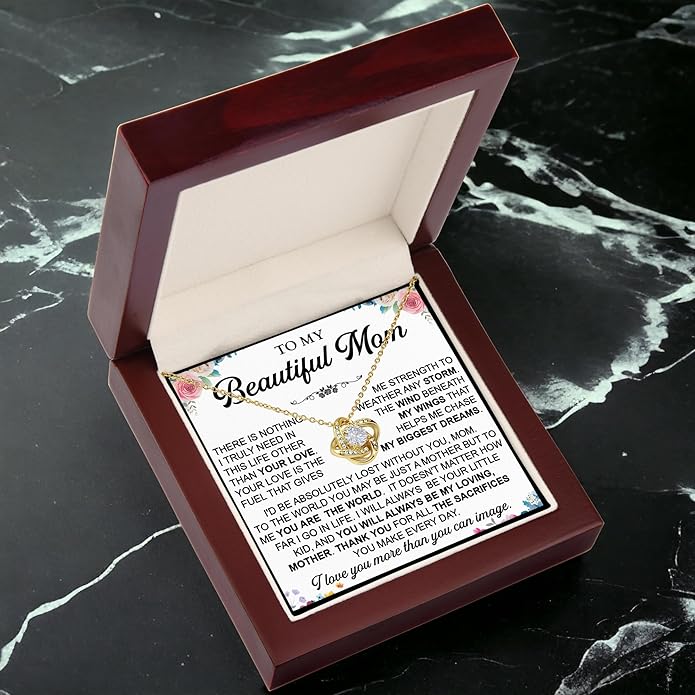 To My Mom Necklace, To My Badass Mom Necklace, To My Loving Mom Necklace From Son, Mother Daughter Necklace Gifts for Mom, Mothers Day Necklace Gift For Mom, Best Necklace Gifts For Mom