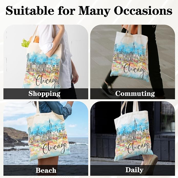Canvas Tote Bag Gift - Funny Reusable Cloth Bags Vintage Totes Gifts for Women Shopping Grocery Lover Books Reader