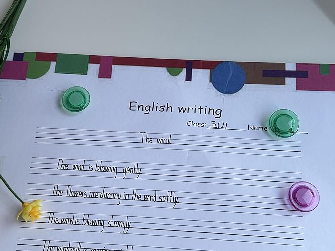 20 Pack Cute Magnets for Fridge, Colorful Magnet,Round White Board Magnets, Whiteboard Magnet Fridge for Locker, Kitchen, Office and Classroom