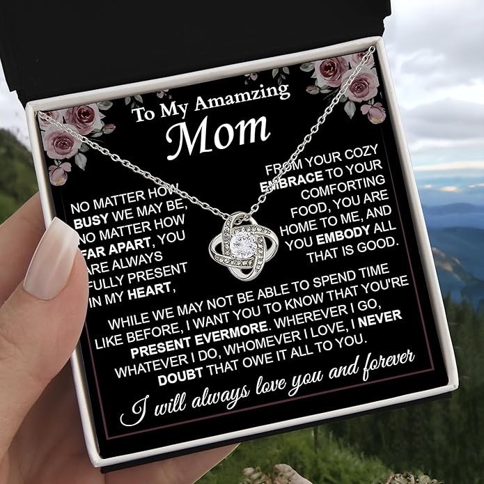 To My Mom Necklace, To My Badass Mom Necklace, To My Loving Mom Necklace From Son, Mother Daughter Necklace Gifts for Mom, Mothers Day Necklace Gift For Mom, Best Necklace Gifts For Mom