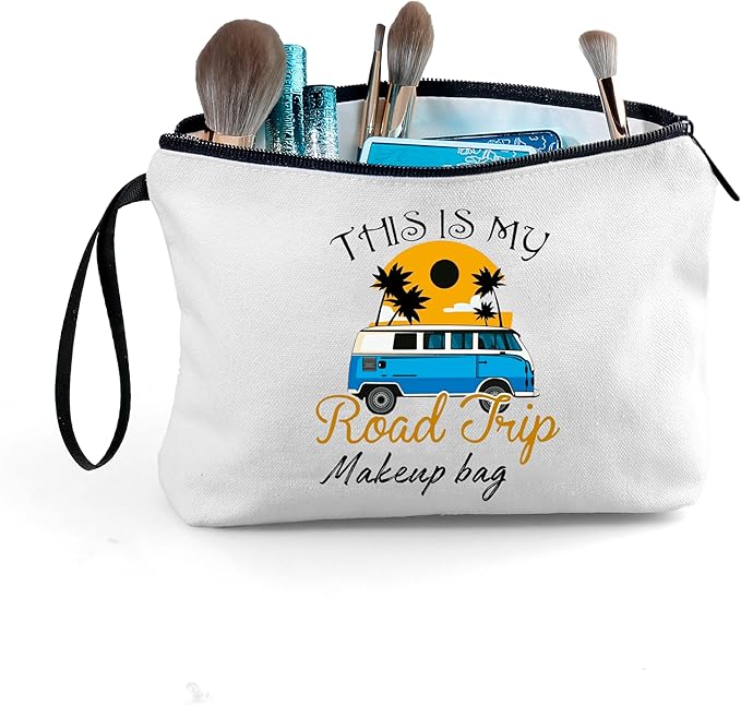 Travel Cosmetic Bag - Perfect for Women's Gifts, Road Trips, Birthdays, Christmas & More