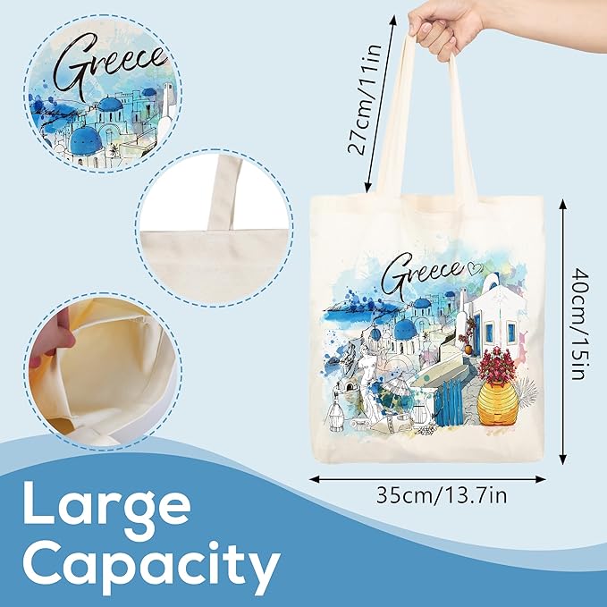 Europe Travel Souvenirs Gifts Tote Bags Reusable Grocery Bags London Paris Switzerland Gifts for Women