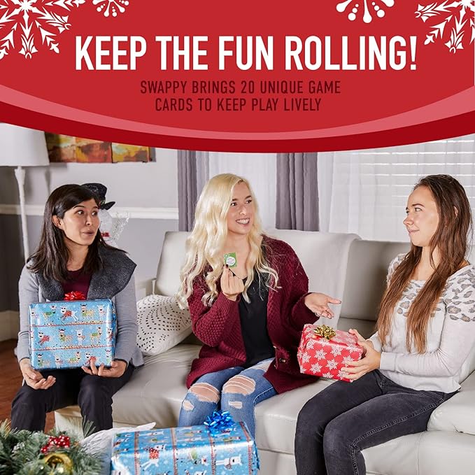 Squirrel Products White Elephant Party Kit - Swappy The White Elephant Party Game - The Most Fun You Can Have Exchanging Useless Gifts