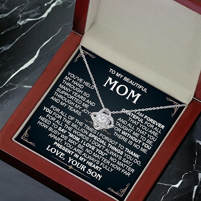 To My Mom Necklace, To My Badass Mom Necklace, To My Loving Mom Necklace From Son, Mother Daughter Necklace Gifts for Mom, Mothers Day Necklace Gift For Mom, Best Necklace Gifts For Mom