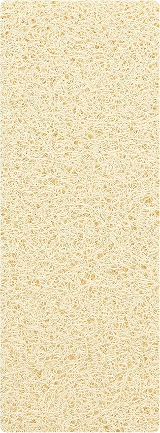 Non Slip Bathtub Mat Shower Mat for Tub - Loofah Bath Mats for Bathroom - 40x16 Bathtub Floor Mat - Textured Anti Slip Bath Mat Without Suction Cups - Secure Mat for Wet Areas (40x16 Light Beige)
