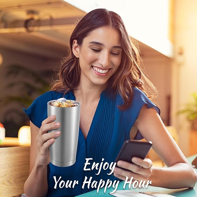 20 oz Tumblers Bulk Stainless Steel Tumbler with Lid Double Wall Vacuum Insulated Coffee Mug 20oz Powder Coated Cup for Hot and Cold Drinks, Mix Color, 12 pack